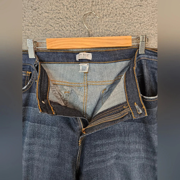 Judy Blue Womens Med Wash Stretch Skinny Leg Jeans Sz 3XL Slight Distressed - Picture 8 of 12